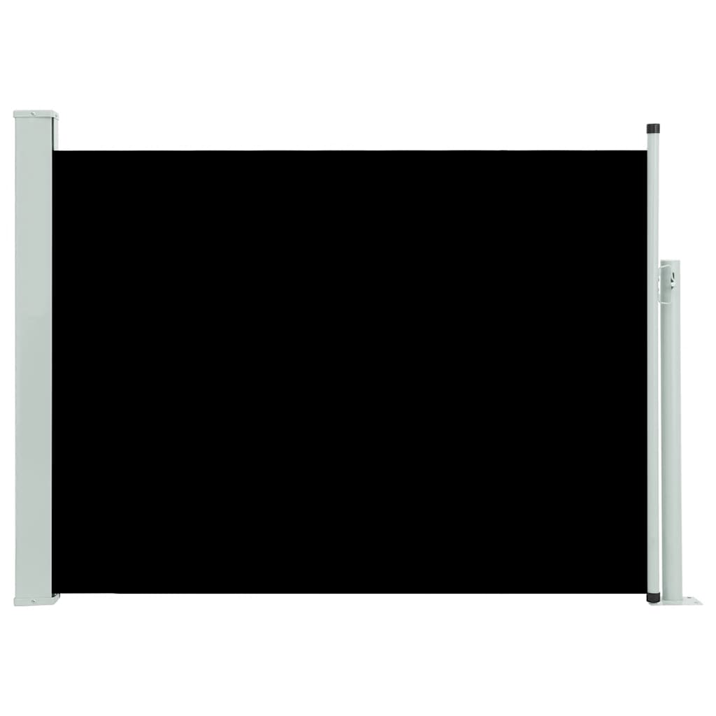 

vidaXL Patio Retractable Side Awning 47.2"x196.9" Black