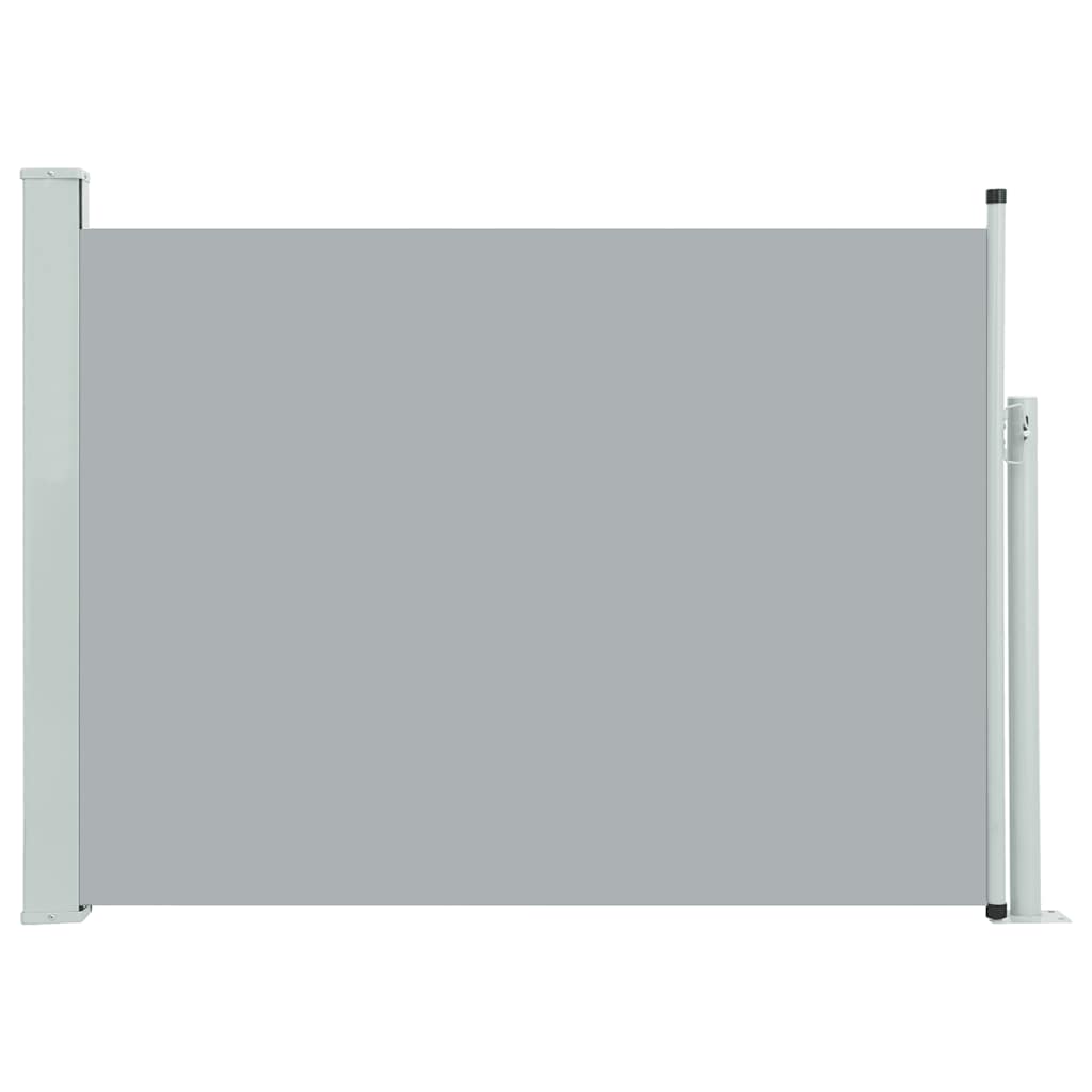 

vidaXL Patio Retractable Side Awning 47.2"x196.9" Gray