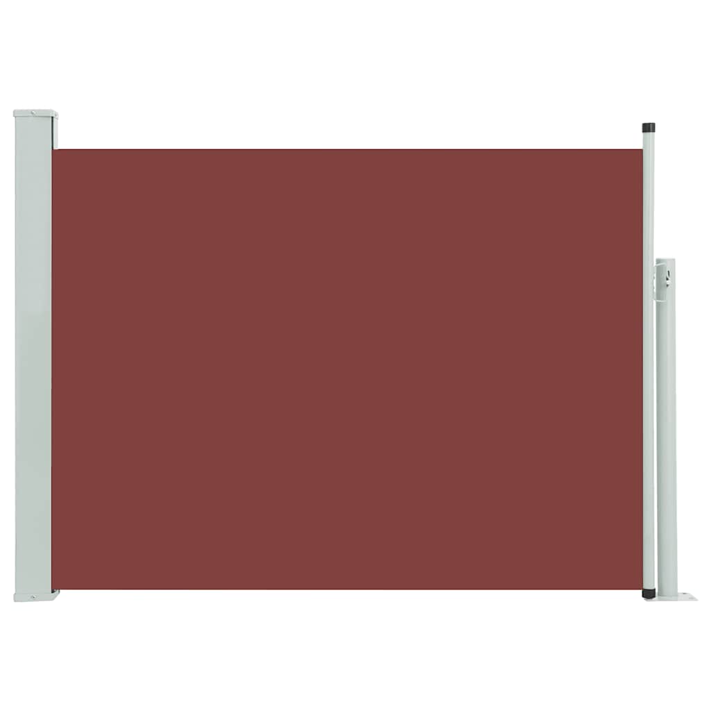 

vidaXL Patio Retractable Side Awning 47.2"x196.9" Brown
