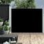  vidaXL fekete kihúzható oldalsó teraszi napellenző 140 x 500 cm termék 2. képe