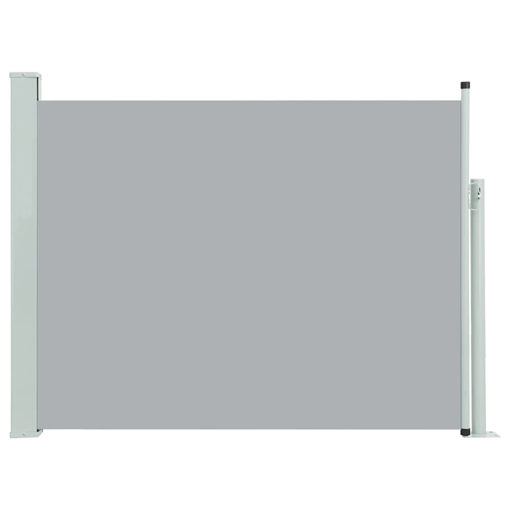 

vidaXL Patio Retractable Side Awning 55.1"x196.9" Gray