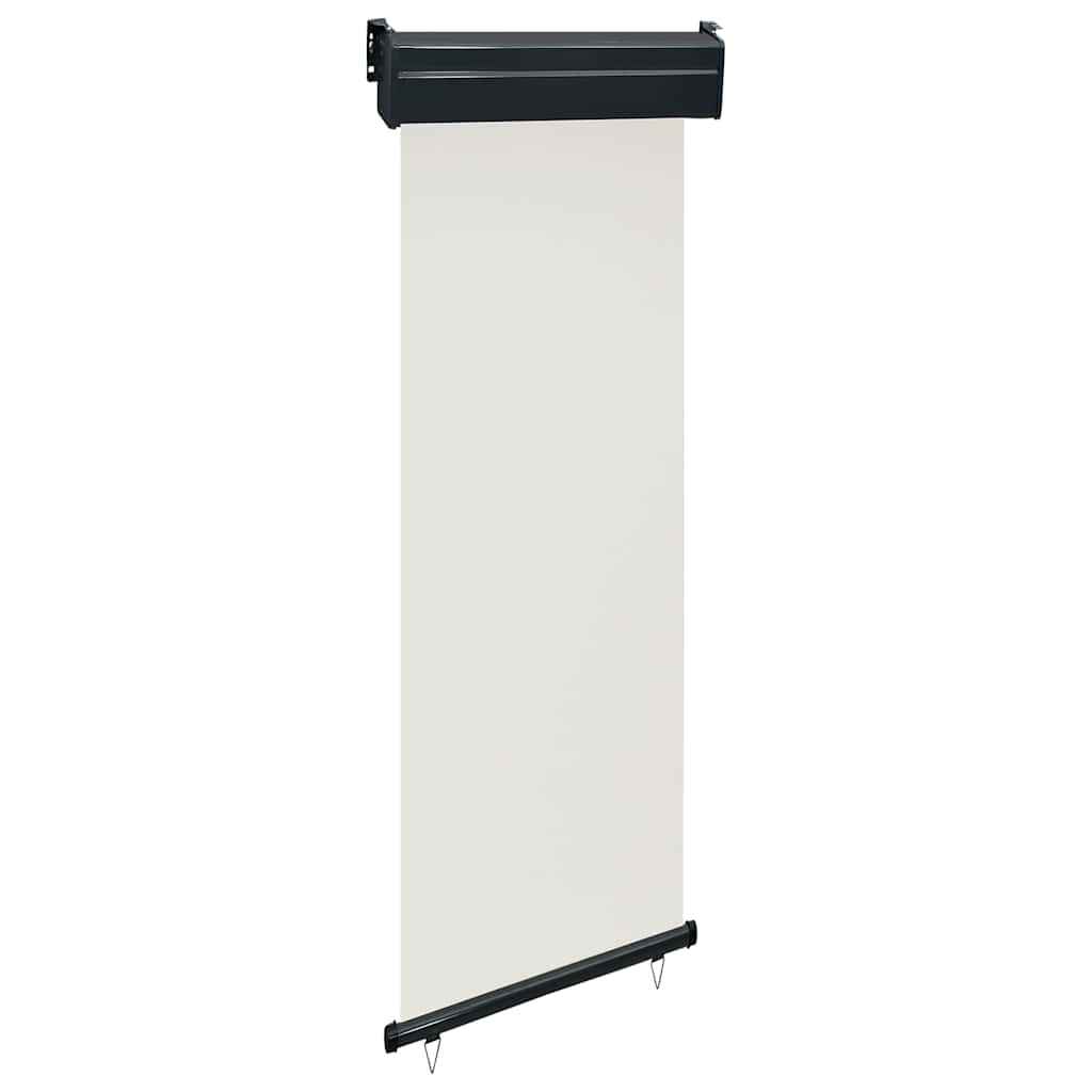 vidaXL Parvekkeen sivumarkiisi 65x250 cm kerma