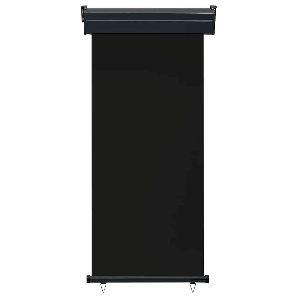 vidaXL Copertină laterală de balcon, negru, 80 x 250 cm