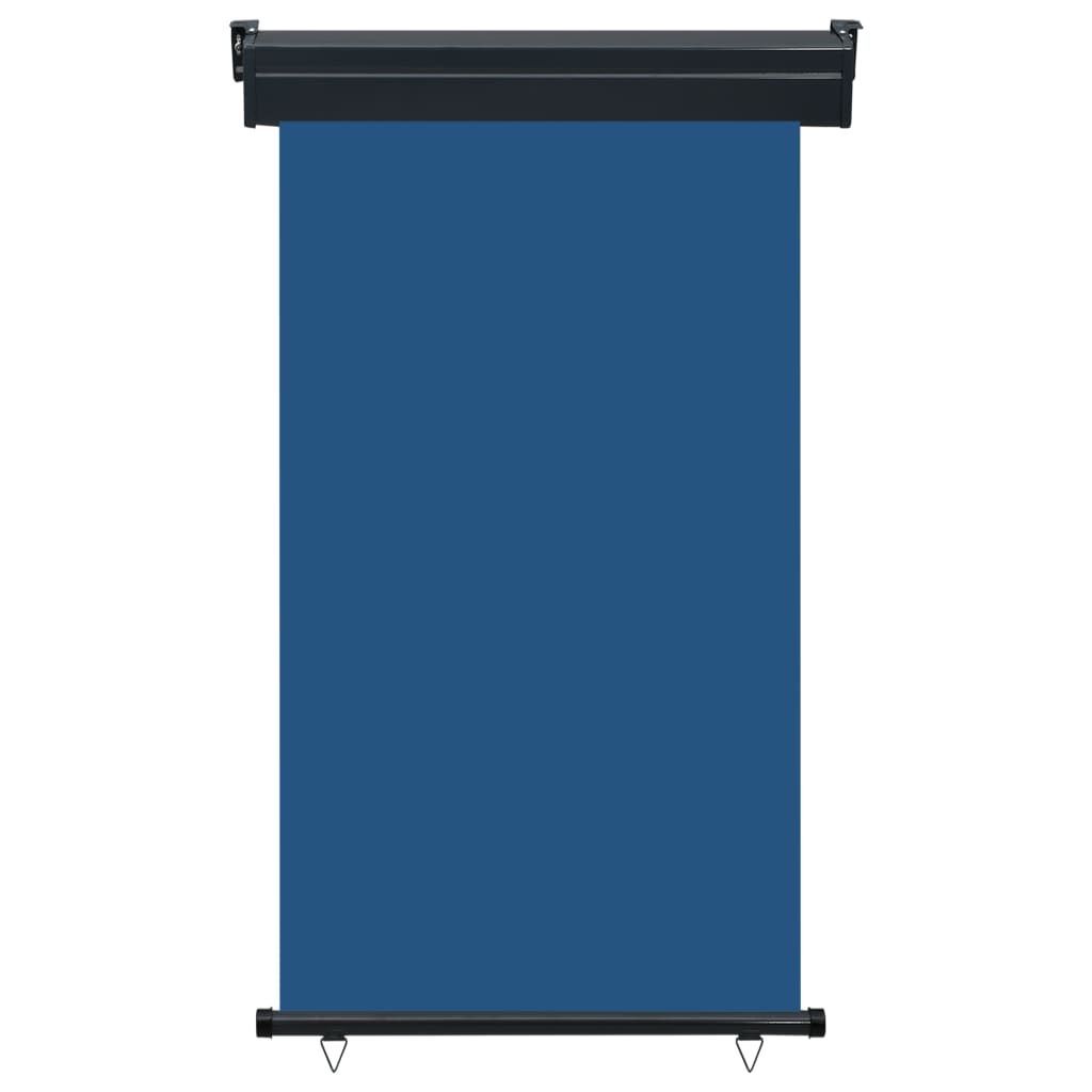 vidaXL Balkon-Seitenmarkise 105x250 cm Blau