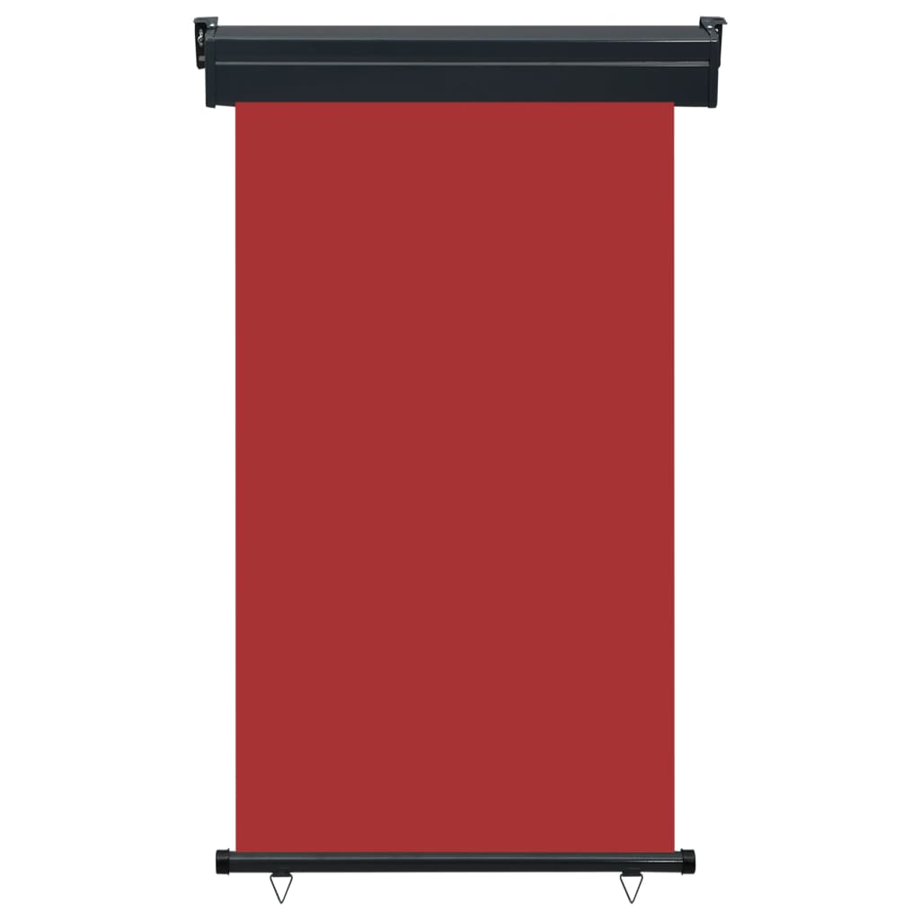 vidaXL Balkonska stranska tenda 100x250 cm rdeča