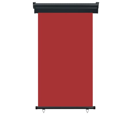 vidaXL Markiza boczna na balkon, 105x250 cm, czerwona