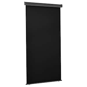 Balkonová zástěna 125 x 250 cm černá - obrázek 1