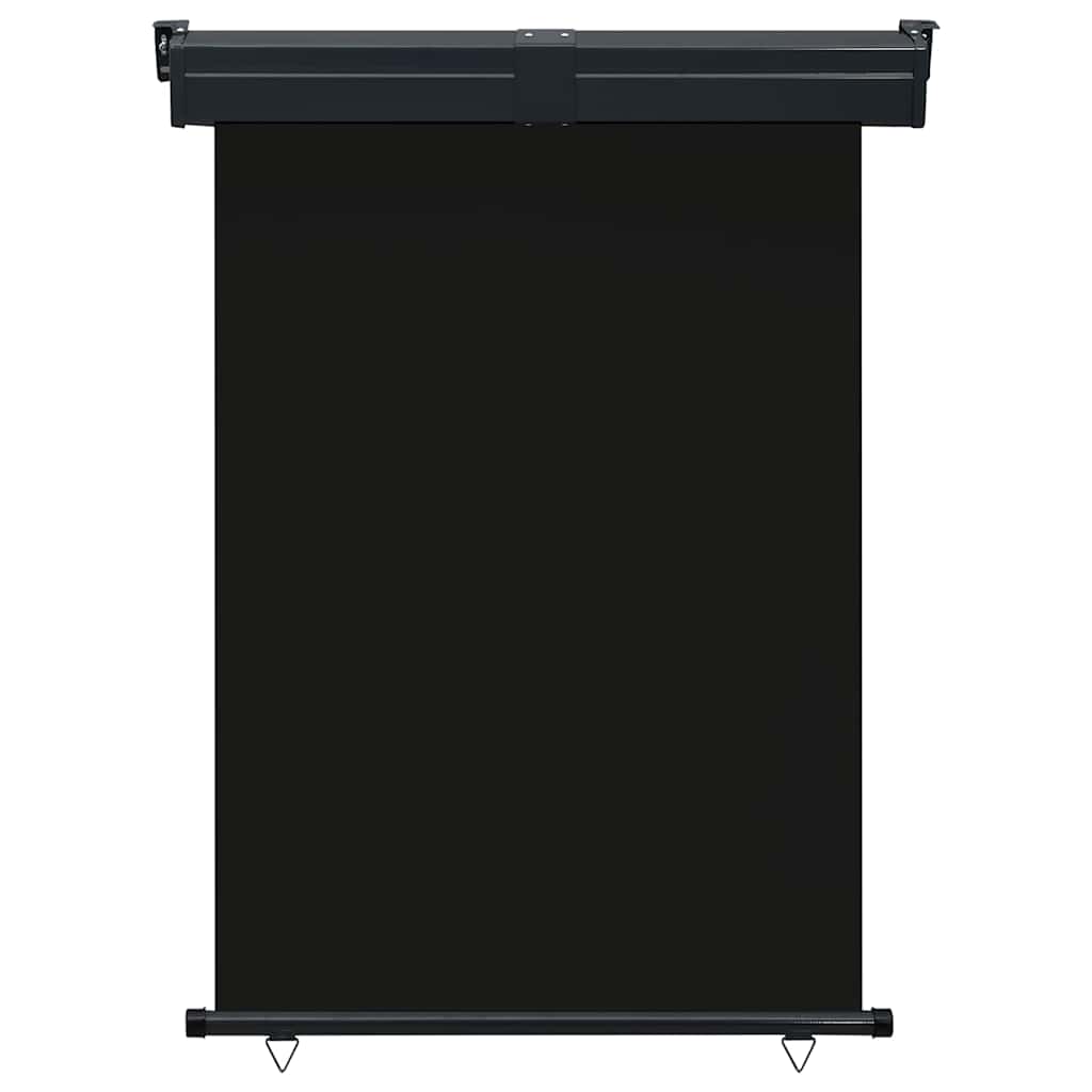 vidaXL Balkonscherm 125x250 cm zwart afbeelding