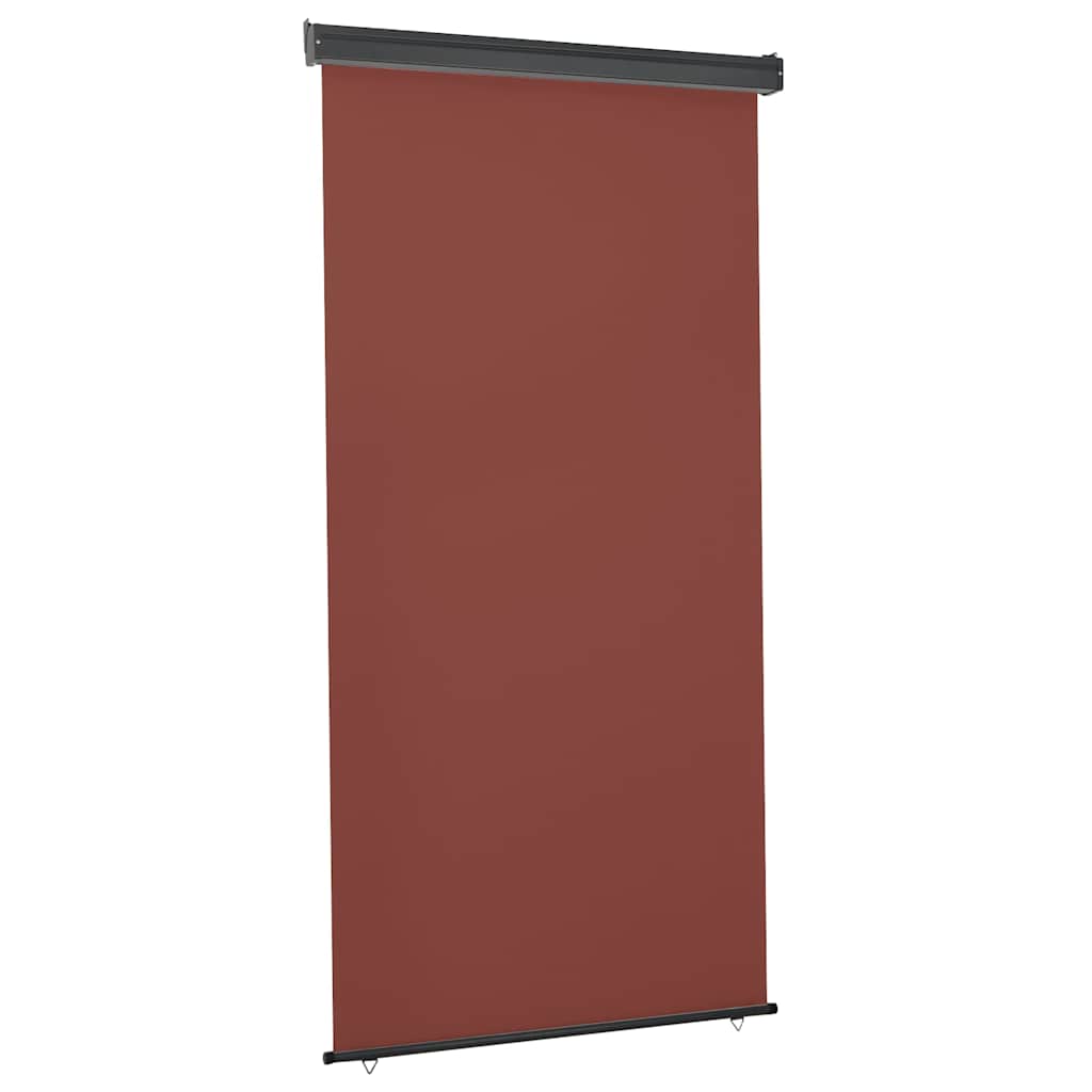vidaXL Balkonová zástěna 125 x 250 cm hnědá