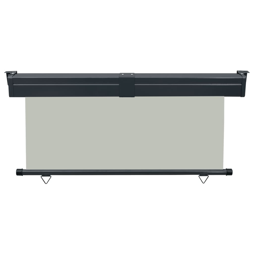 vidaXL Balcony Side Awning 63"x98.4" Gray