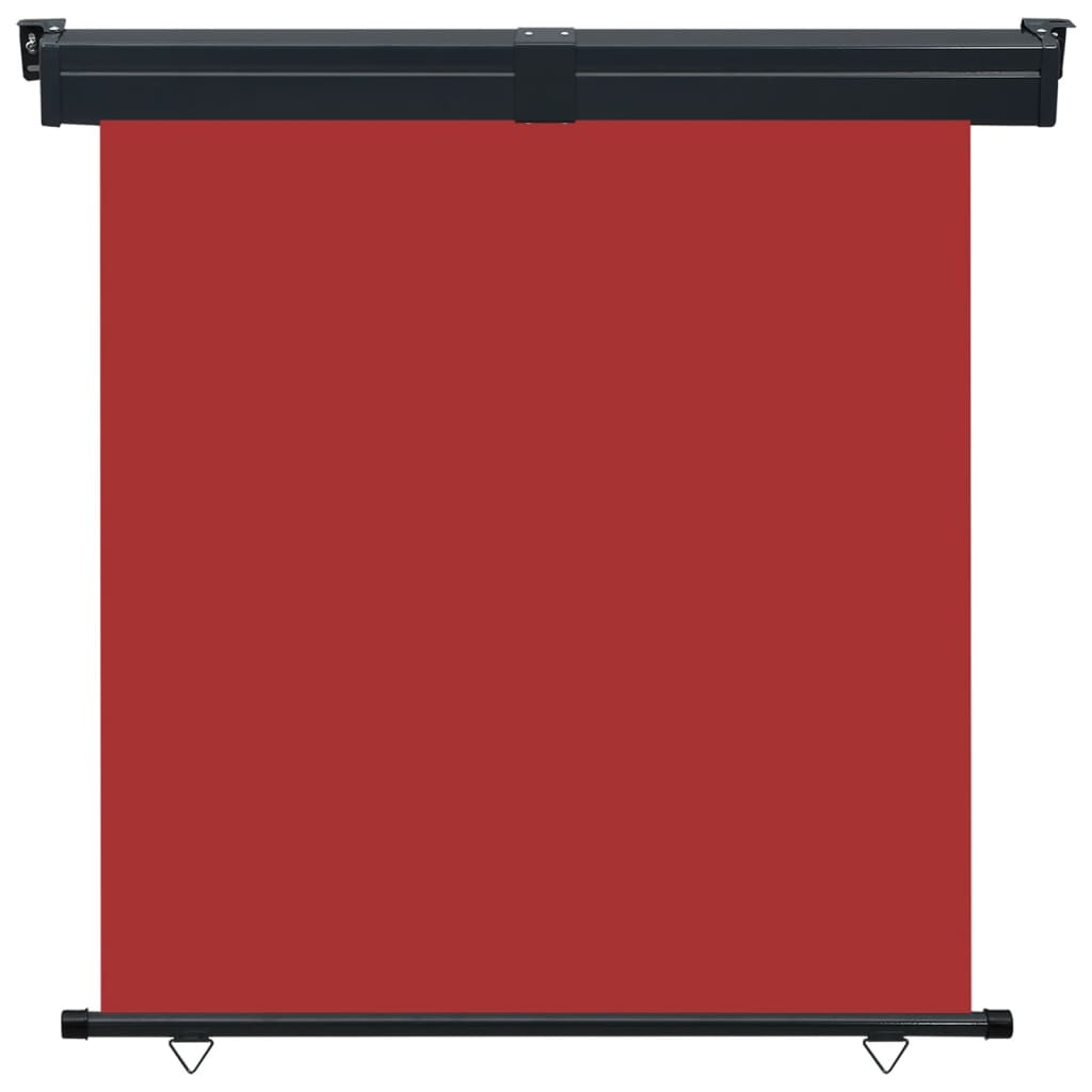 vidaXL Balcony Side Awning 175x250 cm Red