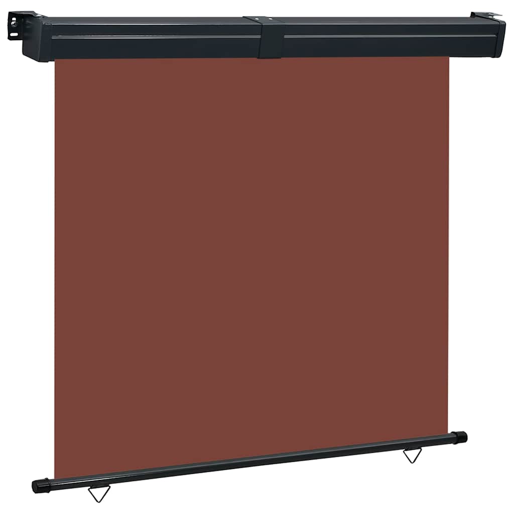 

vidaXL Balcony Side Awning 66.9"x98.4" Brown