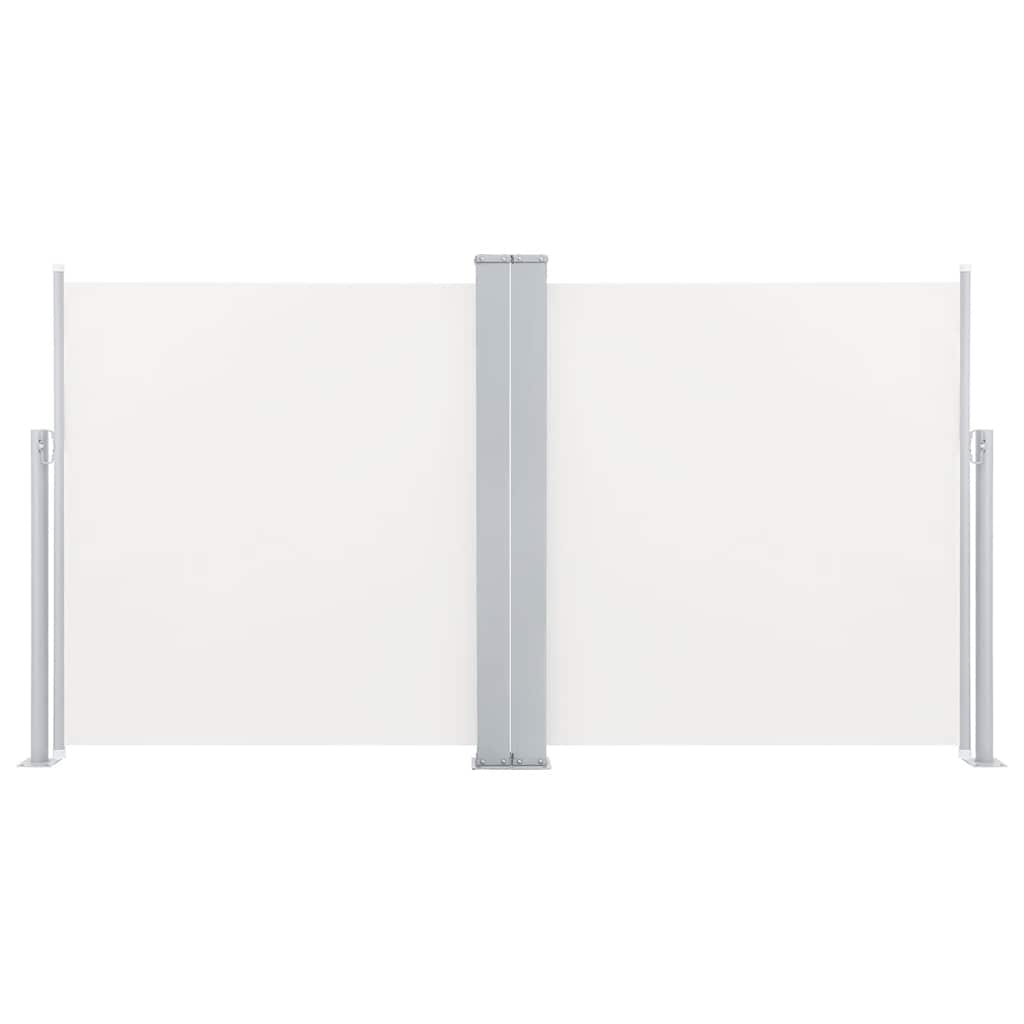 vidaXL Copertină laterală retractabilă, crem, 100 x 600 cm
