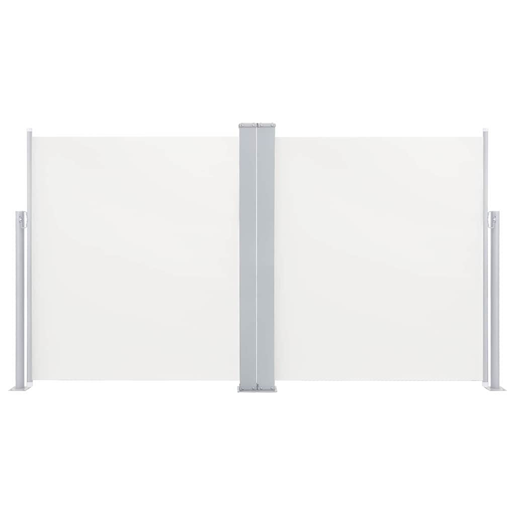 vidaXL Copertină laterală retractabilă, crem, 140 x 600 cm