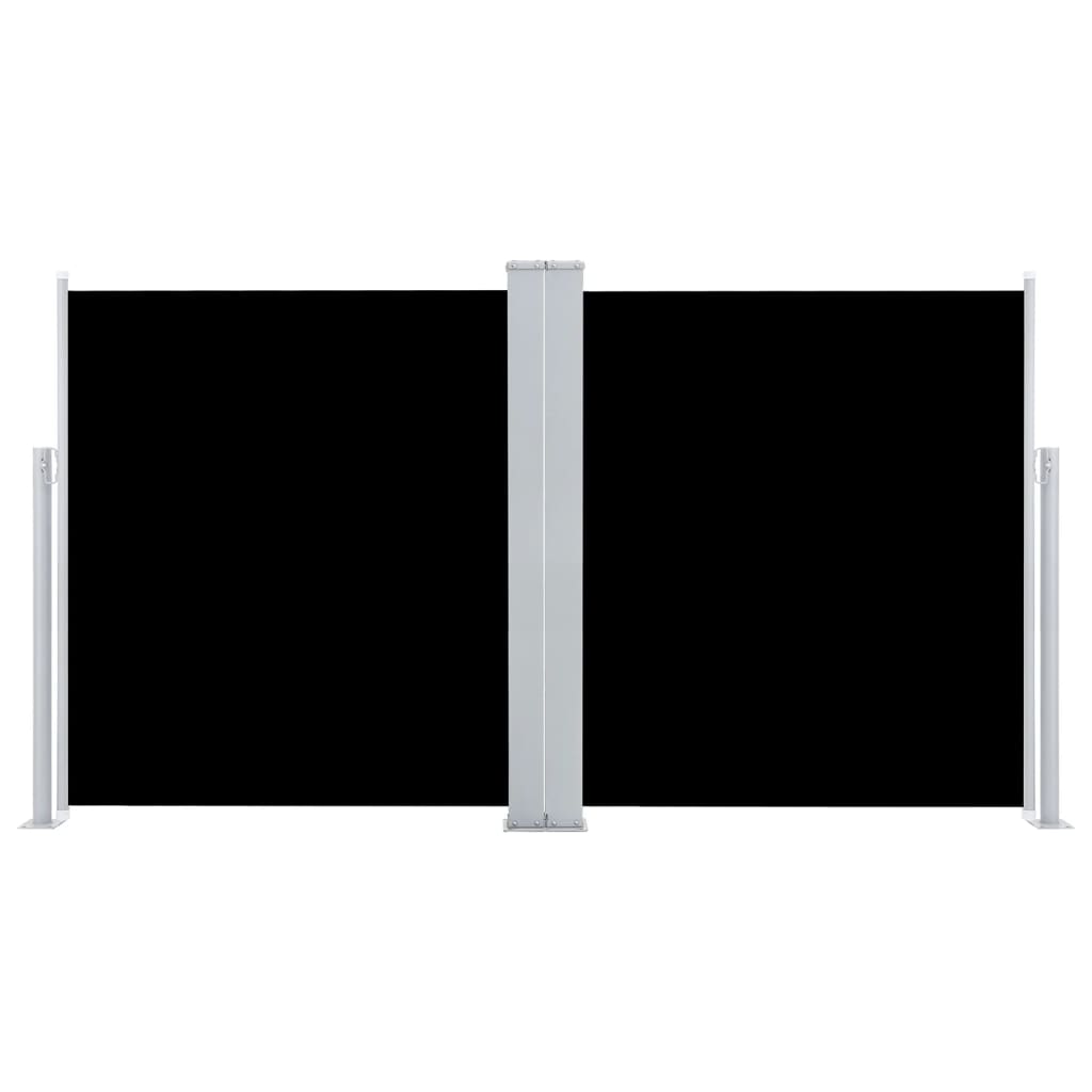 

vidaXL Patio Retractable Double Side Awning 66.9"x236.2" Black