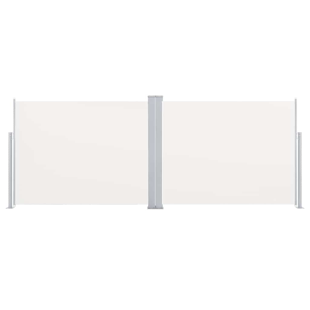 Thumbnail - vidaXL Ausziehbare Seitenmarkise Creme 140 x 1000 cm