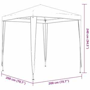 Party stan 2 x 2 m bílý - obrázek 8
