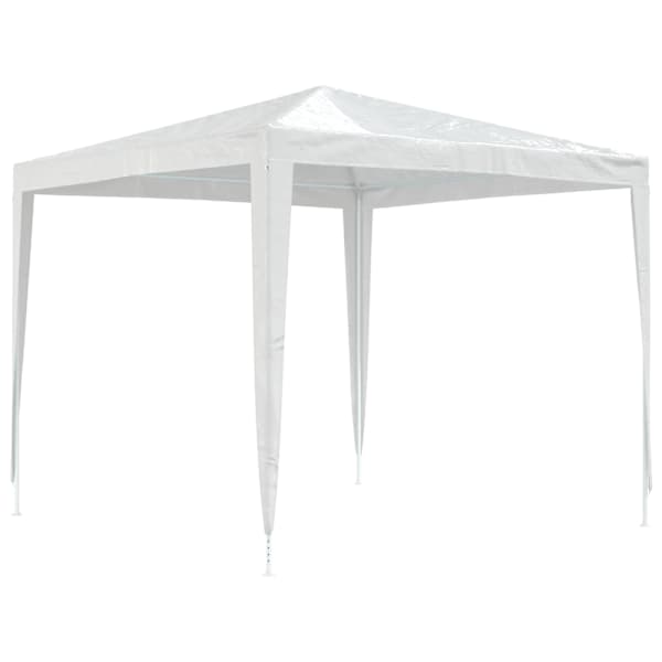 vidaXL peotelk 2,5 x 2,5 m, valge