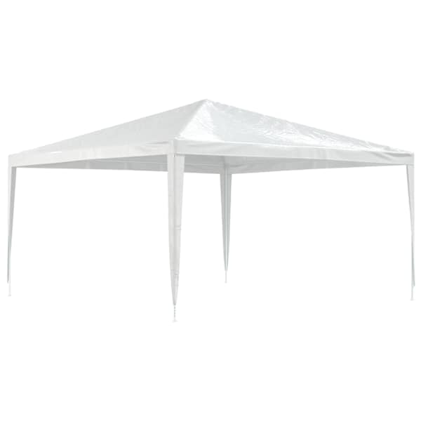 vidaXL peotelk 4 x 4 m, valge