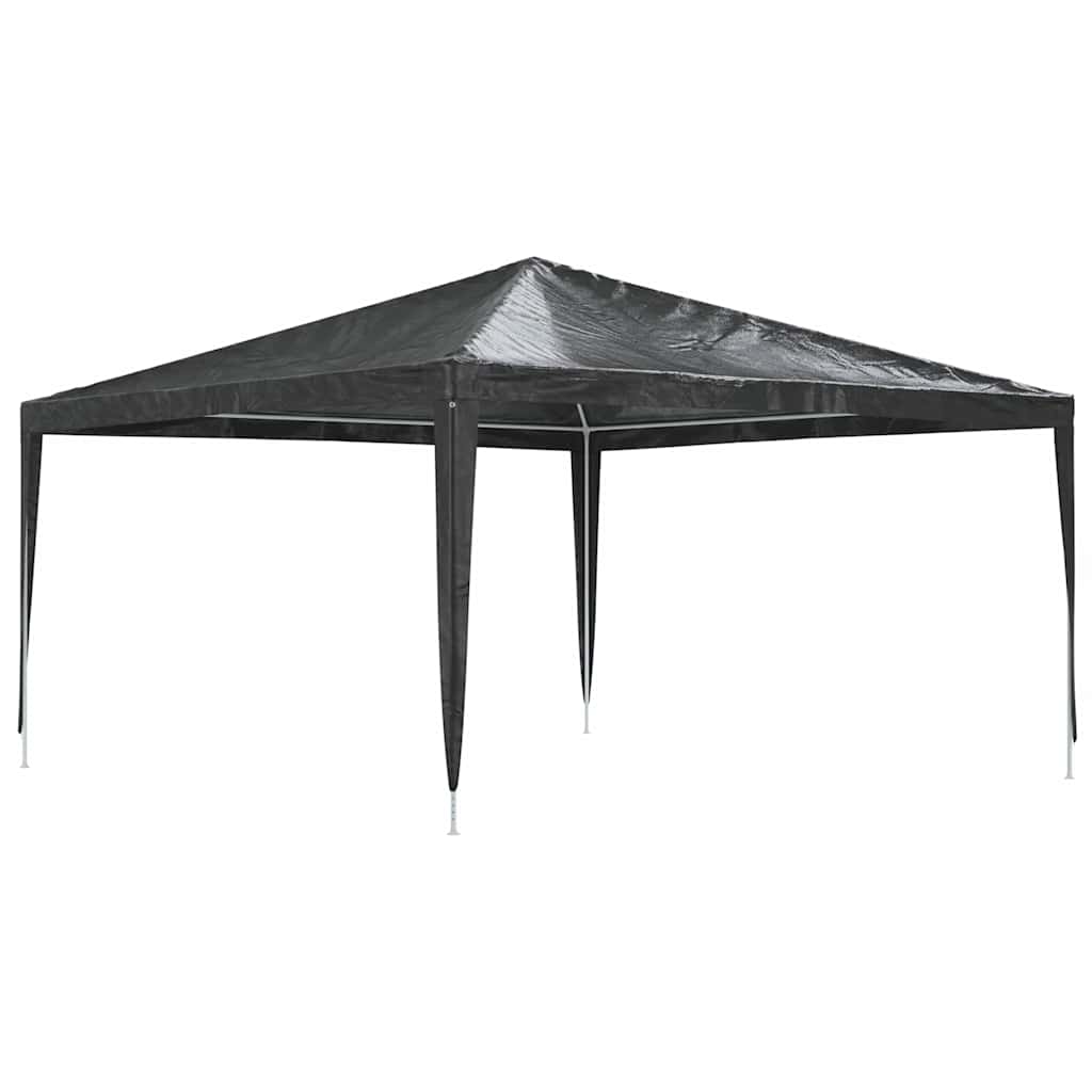 vidaXL Profesionální party stan 4 x 4 m antracitový 90 g/m²