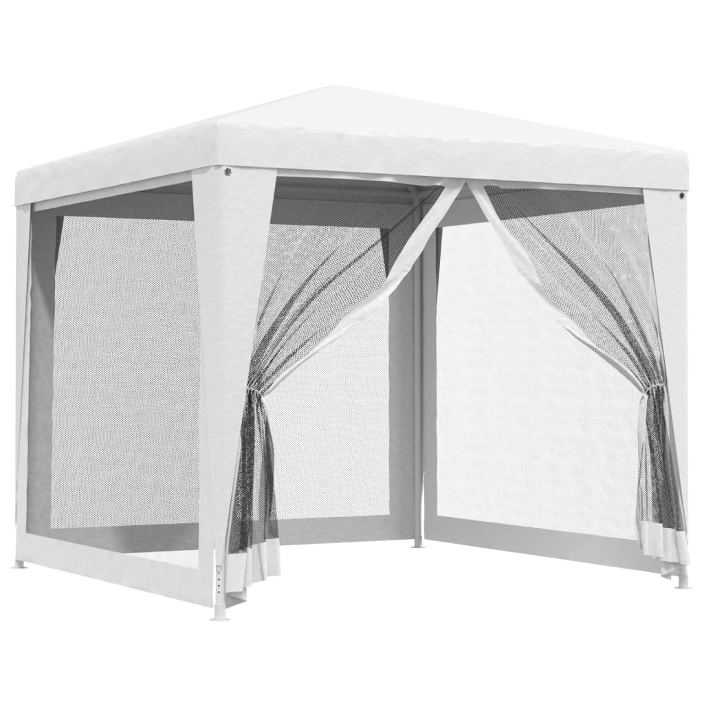 leerplan Een hekel hebben aan Smaak Party Tent with 4 Mesh Sidewalls 8.2'x8.2' White 8719883767642 | eBay
