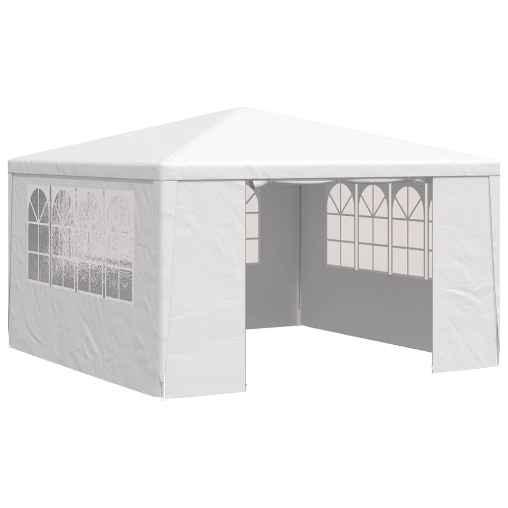 vidaXL Profesionální party stan s bočnicemi 4 x 4 m bílý 90 g/m²