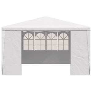 Profesionální party stan s bočnicemi 4 x 4 m bílý 90 g/m² - obrázek 4