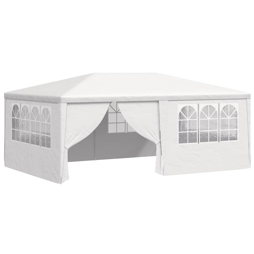 vidaXL Profesionální party stan s bočnicemi 4 x 6 m bílý 90 g/m²