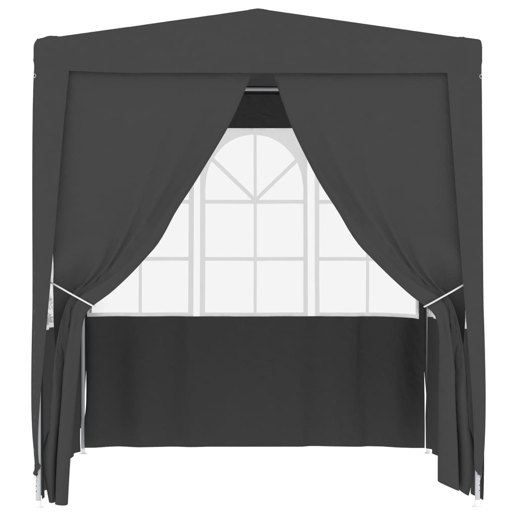 

vidaXL Partytent met wanden professioneel 90 g/m² 2,5x2,5 m antraciet