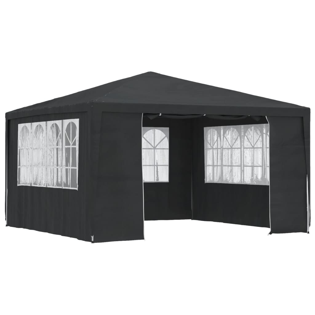 

vidaXL Partytent met zijwanden professioneel 90 g/m² 4x4 m antraciet