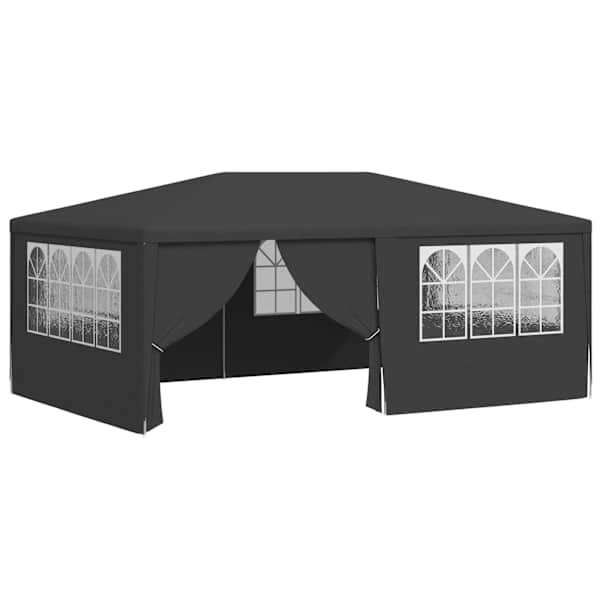 vidaXL professionaalne peotelk k&uuml;lgseintega, 4x6 m, antatsiit 90 g/m&sup2;
