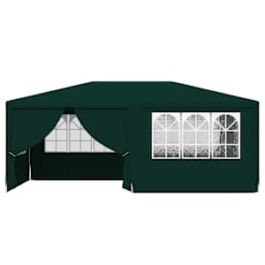 Profesionální party stan s bočnicemi 4 x 6 m zelený 90 g/m² - obrázek 4
