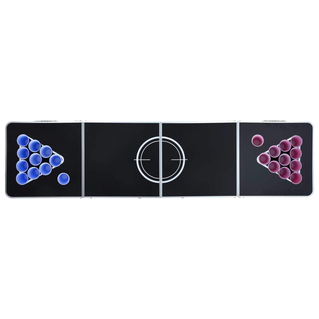 vidaXL Set de masă joc bere ping pong, 0,5 L, plastic