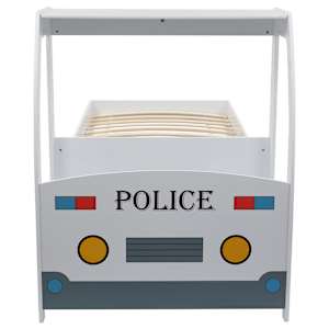 Dětská postel policejní auto+matrace z paměťové pěny 90x200 cm - obrázek 5