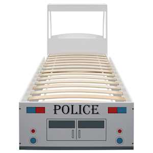 Dětská postel policejní auto+matrace z paměťové pěny 90x200 cm - obrázek 7