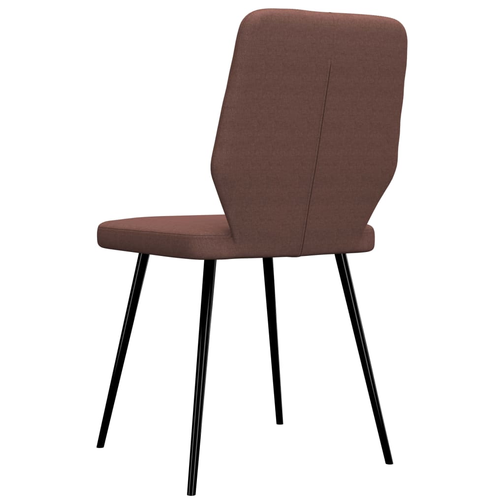 Valgomojo kėdės, 4vnt., rudos spalvos, audinys | Stepinfit