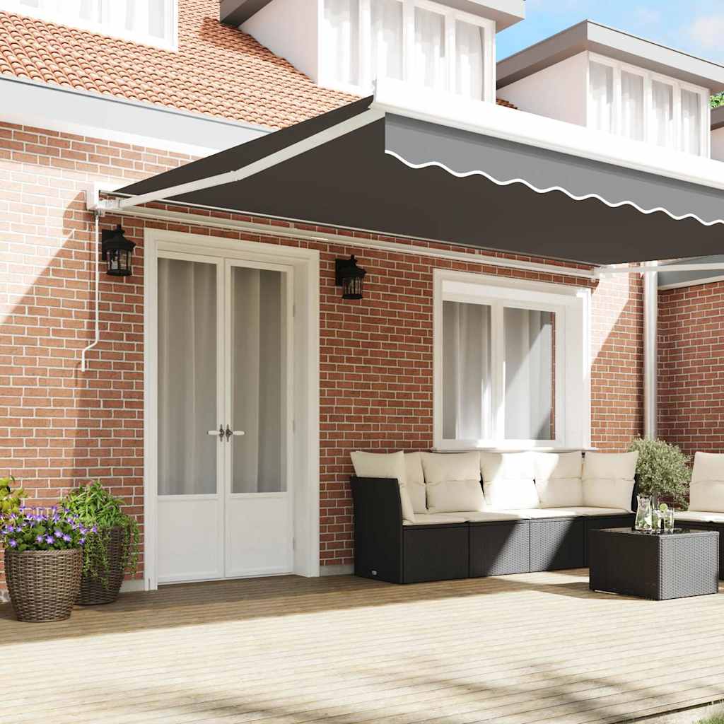 vidaXL Markies Wit 4,5 × 3 m Metaal