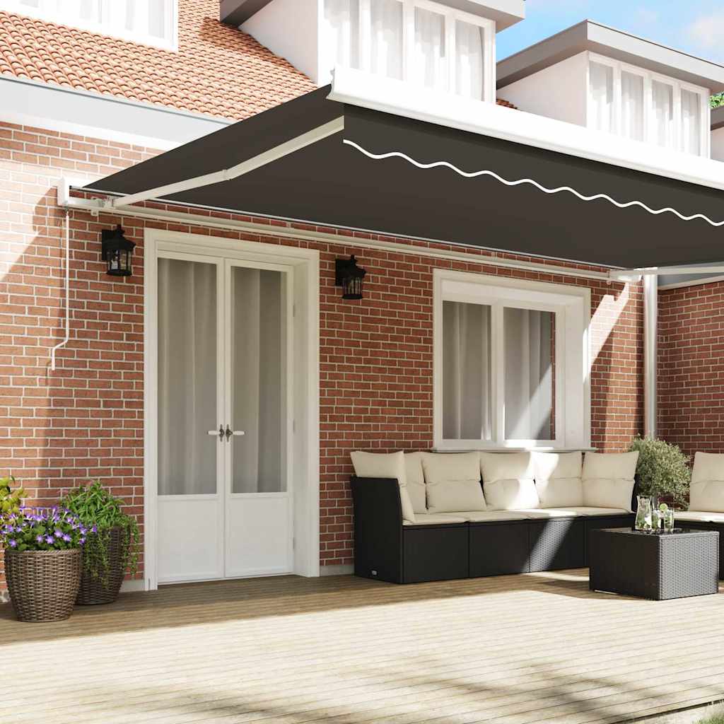 vidaXL Markies Wit 4,5 × 3 m Metaal