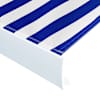 vidaXL varikatuse riie, sinine ja valge, 400 x 300 cm