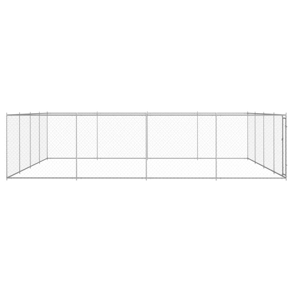 Thumbnail - vidaXL Outdoor-Hundezwinger Verzinkter Stahl 760x760x185 cm