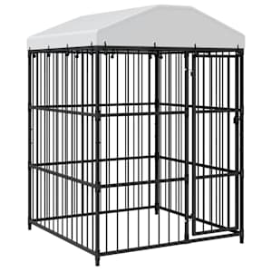 vidaXL katusega koeraaed, 150 x 150 x 210 cm
