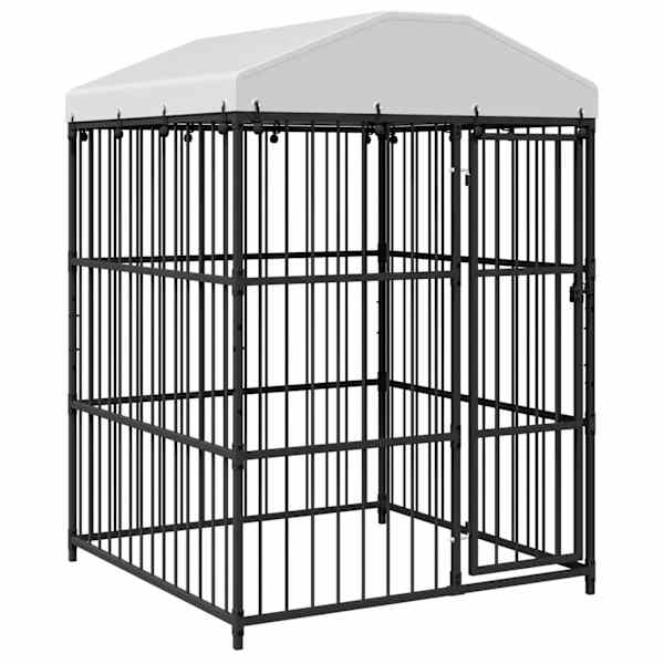 vidaXL katusega koeraaed, 150 x 150 x 210 cm