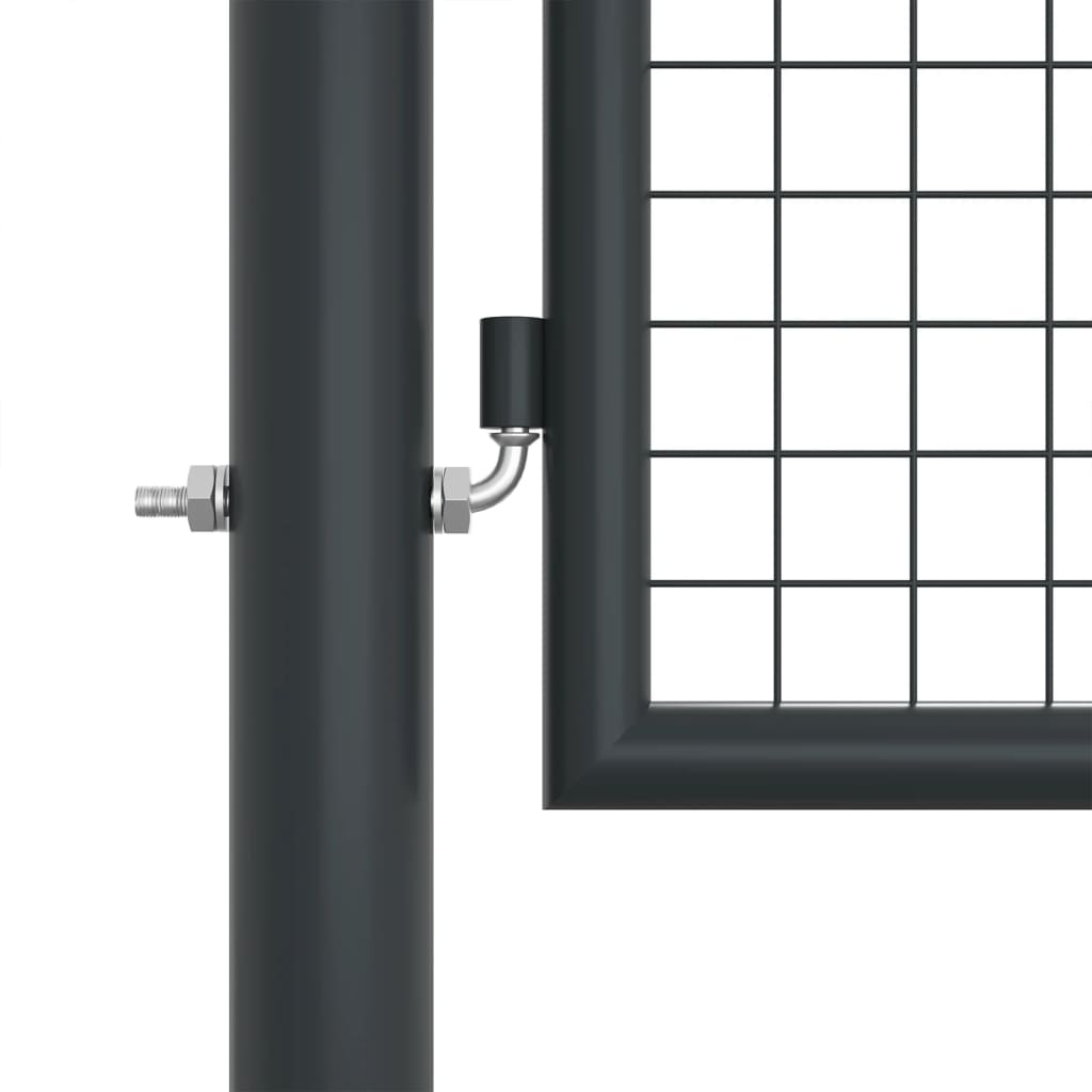 Portail en Maille de Jardin Acier Galvanisé 400x175 outlet cm Portillon Porte vidaXL