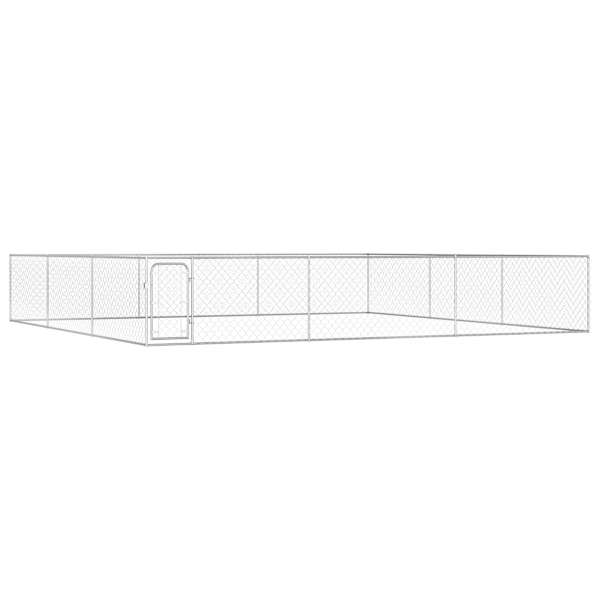 vidaXL koeraaedik, tsingitud teras, 6 x 6 x 1 m