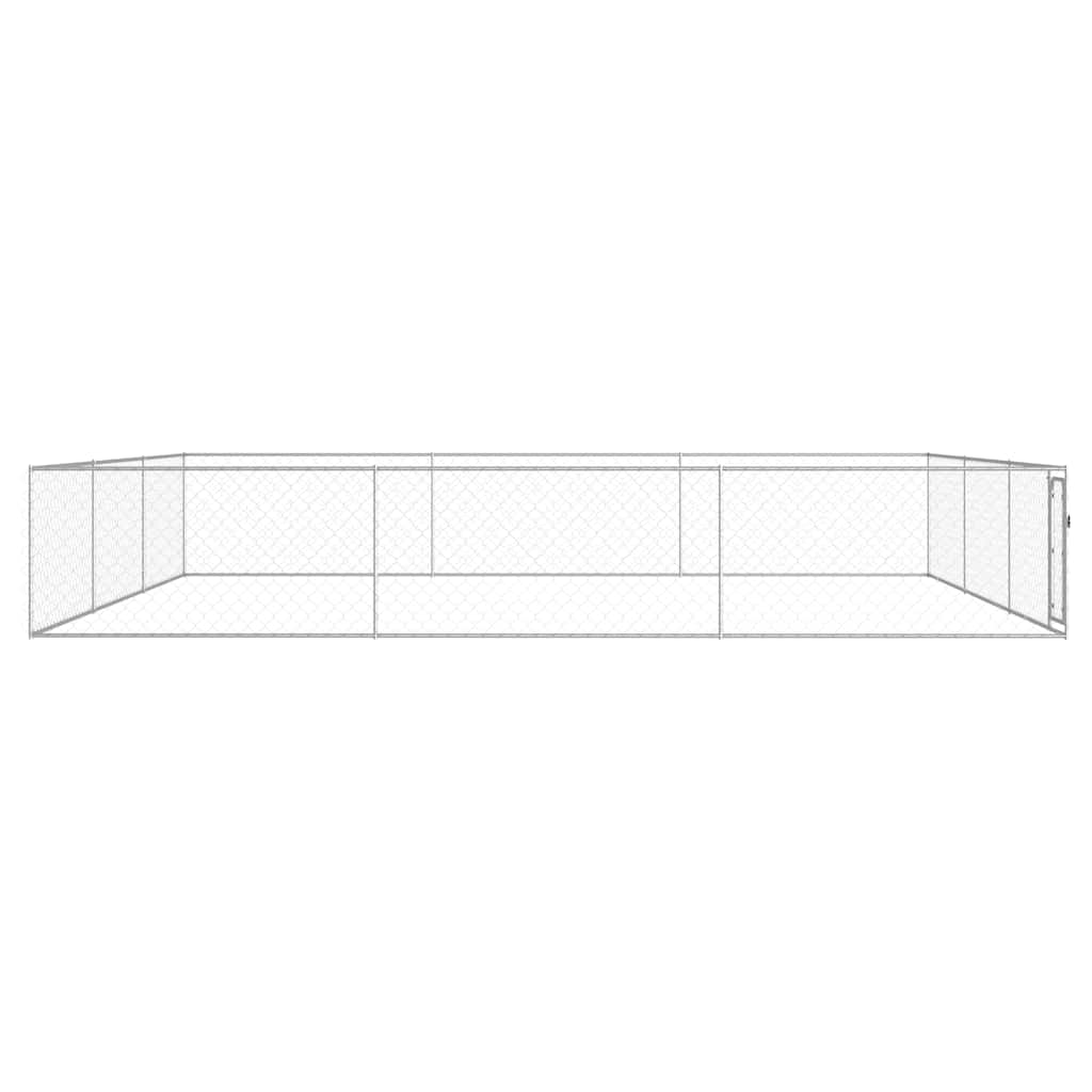 

vidaXL Hondenkennel voor buiten 6x6x1 m gegalvaniseerd staal