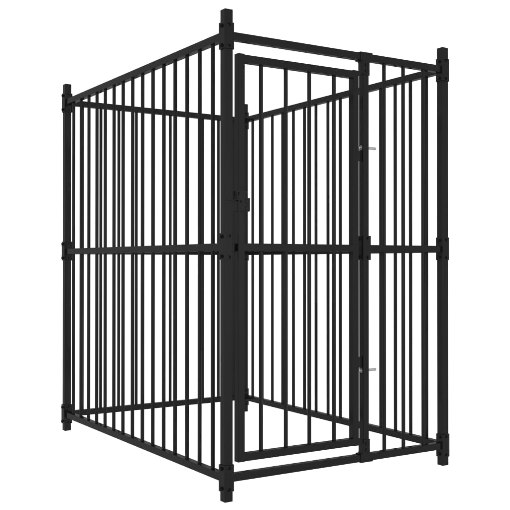 

vidaXL Outdoor Dog Kennel 59.1"x39.4"x59.1"
