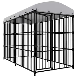 Zunanji pasji boks s streho 300x150x210 cm