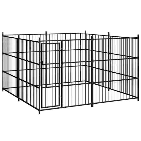 vidaXL koeraaed 300 x 300 x 185 cm