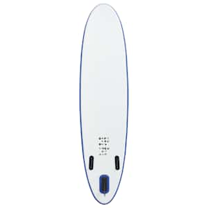 Nafukovací Stand Up Paddleboard (SUP) modrobílý - obrázek 4