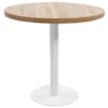 vidaXL bistroolaud, helepruun, 80 cm, MDF